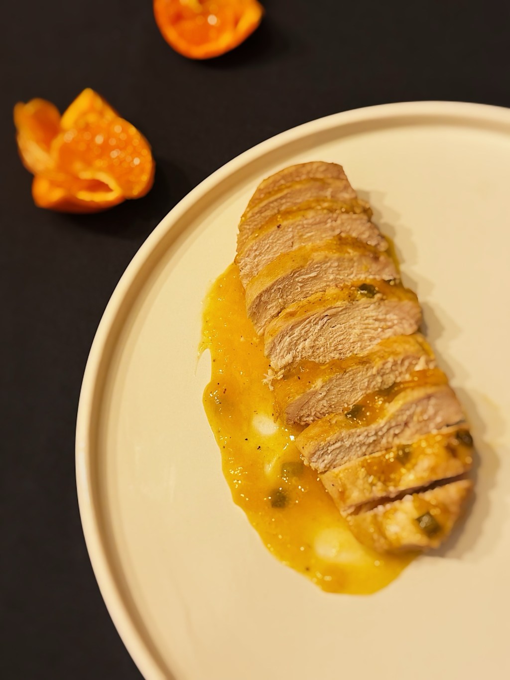 Poitrines de poulet à la clémentine