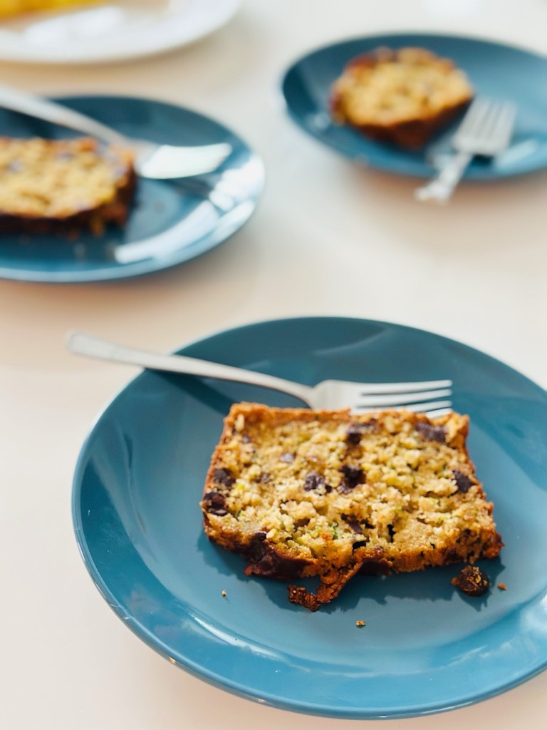 Pain courgettes et chocolat