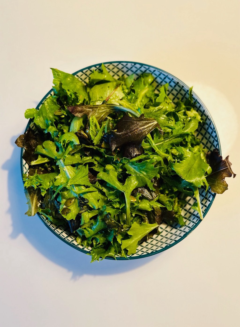 Salade mesclun et vinaigrette au&nbsp;citron