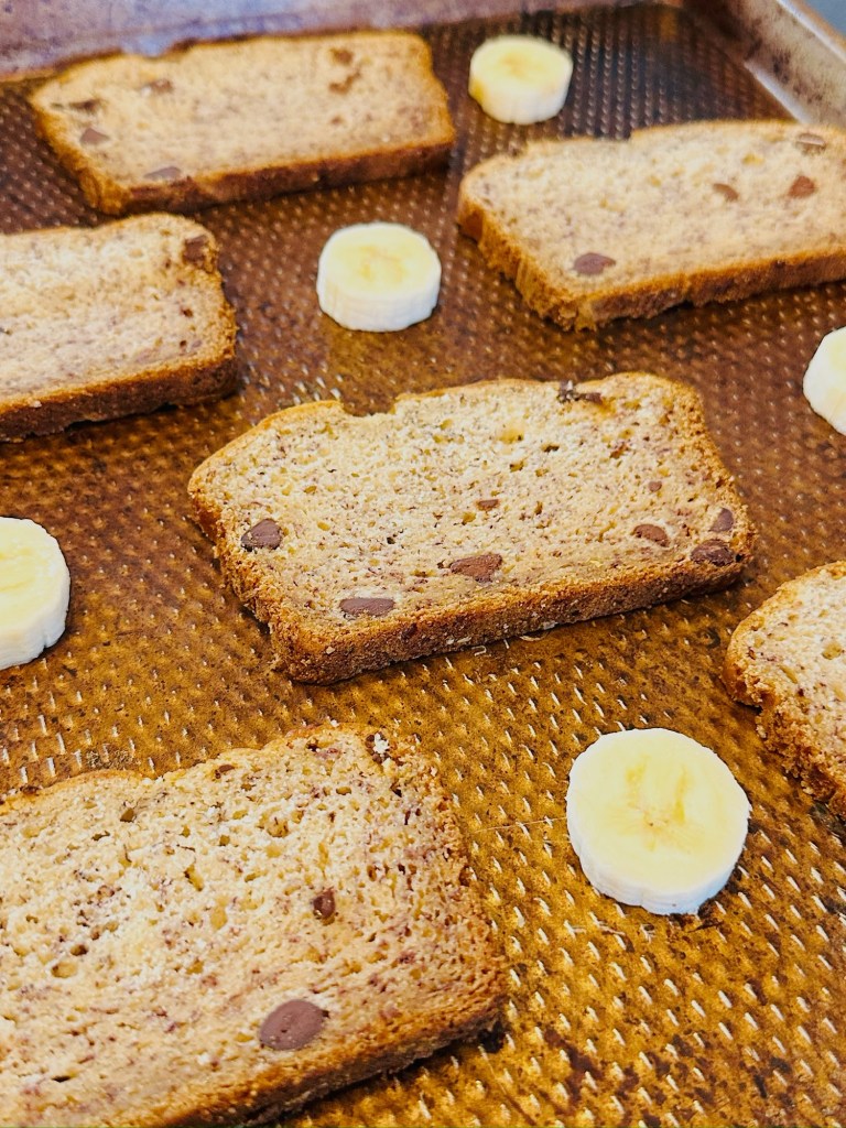 Pain aux bananes et chocolat