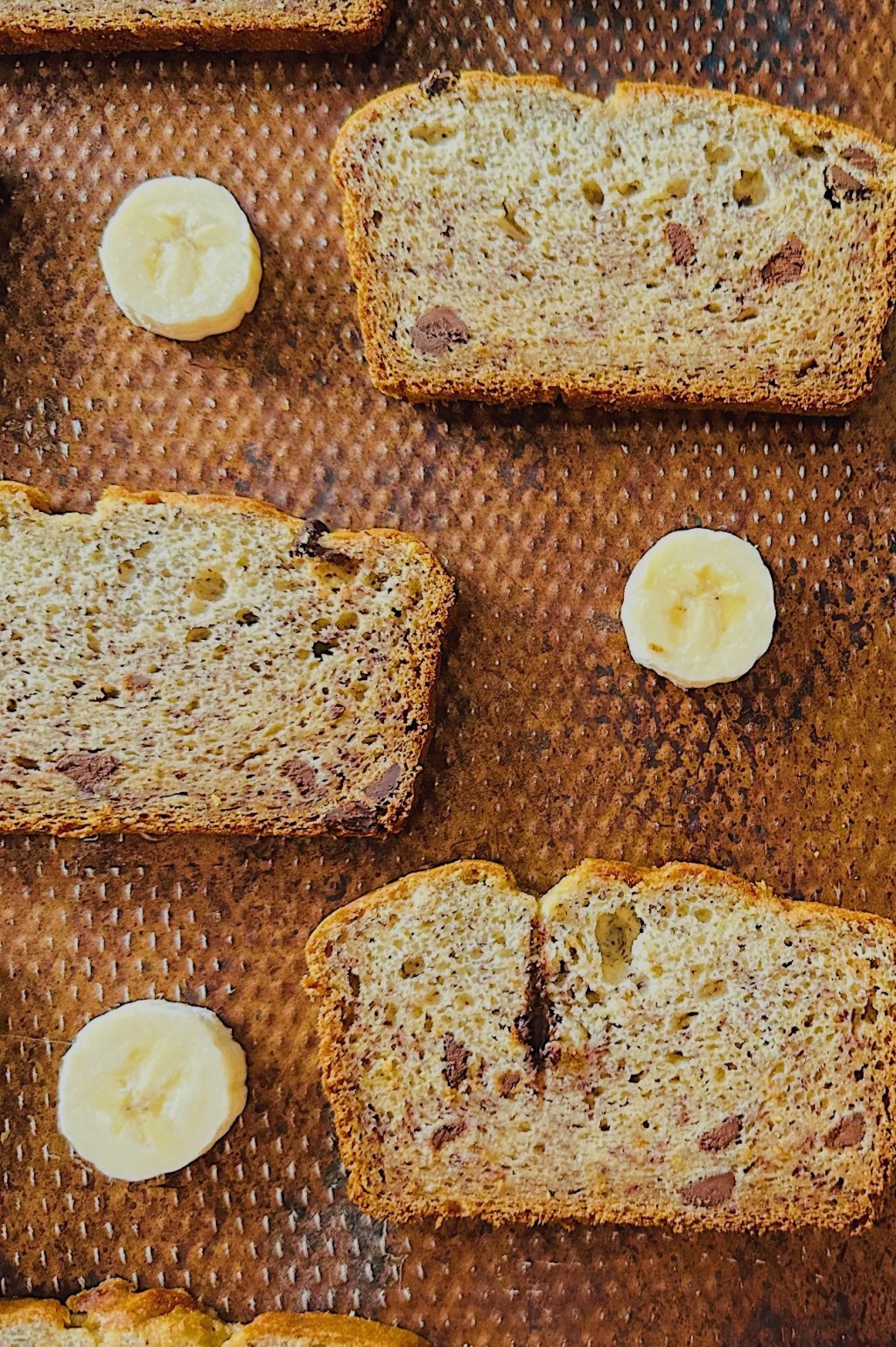 Pain aux bananes et chocolat