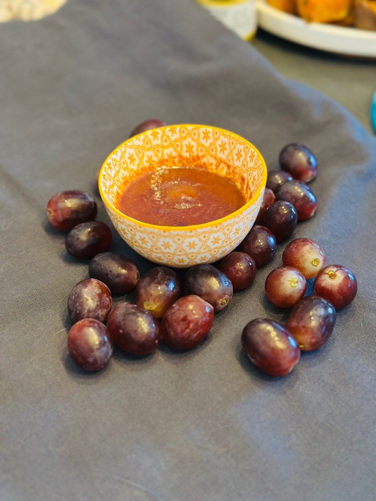 Sauce au jus de raisin